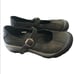 Keen Toyah Black Leather Mary Jane Shoes Size 7.5 Side Buckle Outdoorsy