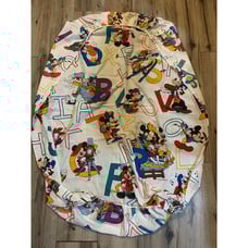 The Walt Disney Company DunDee Vintage Toddler Sheet Set Mickey Mouse Minnie Goo