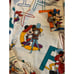 The Walt Disney Company DunDee Vintage Toddler Sheet Set Mickey Mouse Minnie Goo