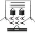 Backdrop Stand 10ft x 7ft, Adjustable Photo Studio Backdrop Support System