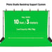 Backdrop Stand 10ft x 7ft, Adjustable Photo Studio Backdrop Support System