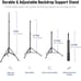 Backdrop Stand 10ft x 7ft, Adjustable Photo Studio Backdrop Support System