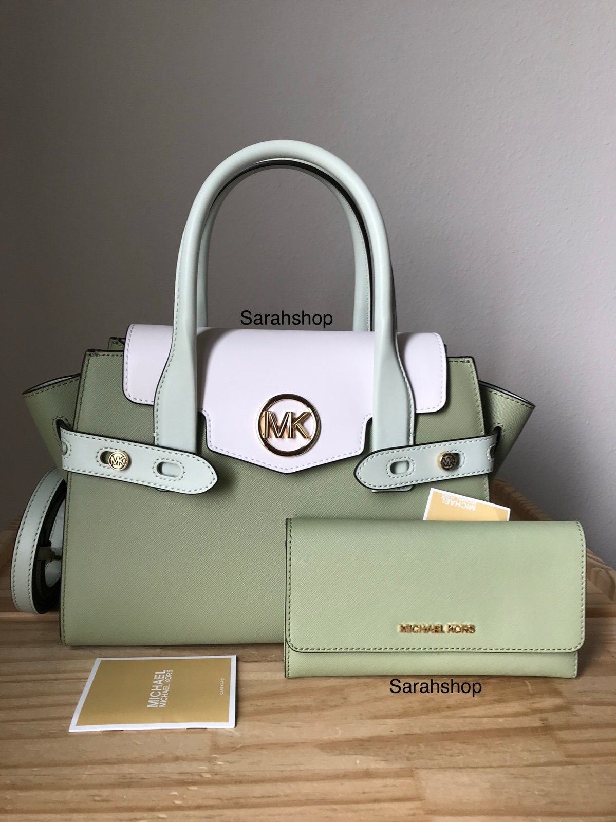 Michael Kors Carmen MD Flap Satchel Set