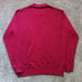 Vintage Royal Prestige Polo Sweater Men's Size 3XL Red Black Omega Pattern