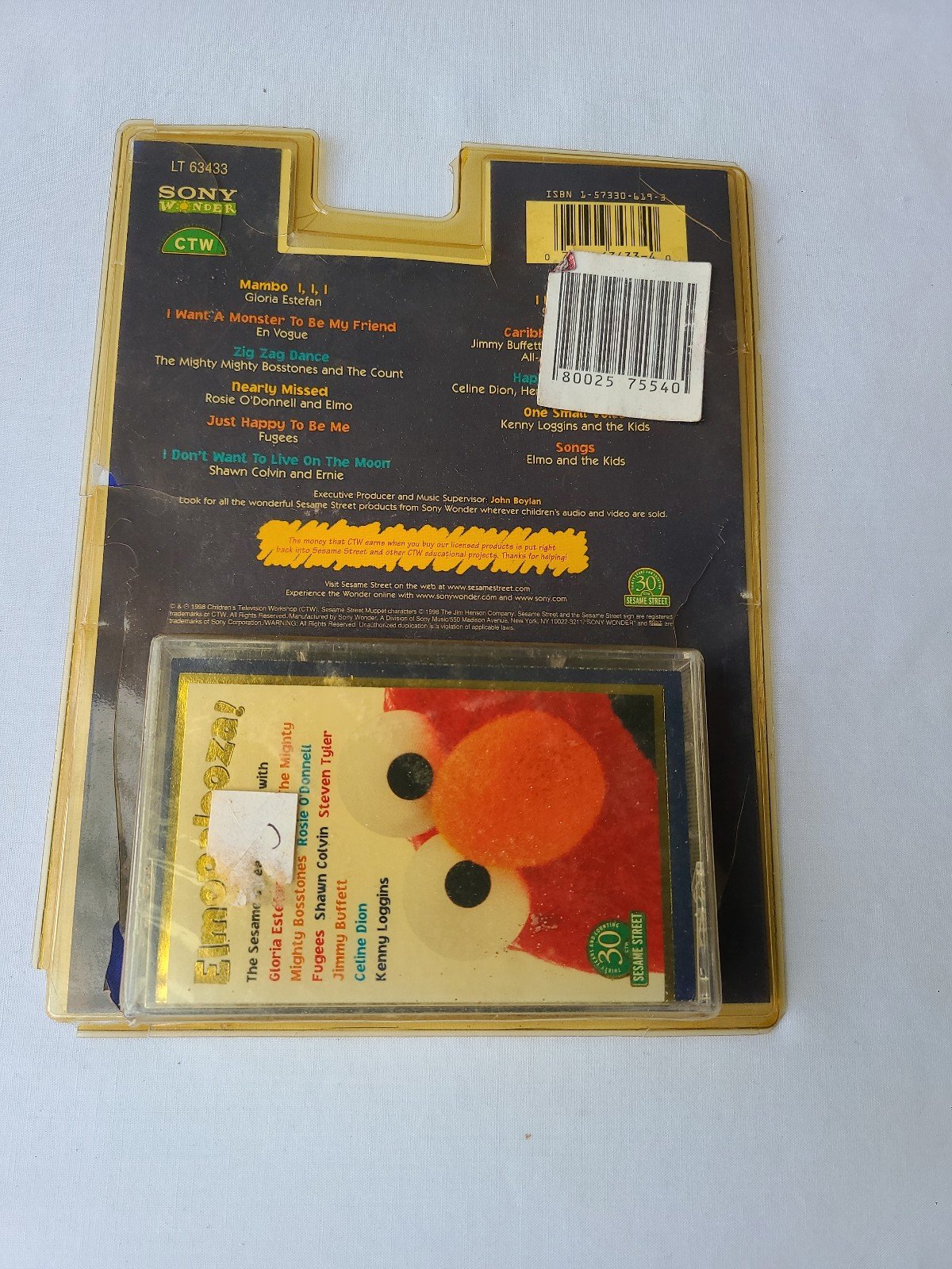 Sesame Street Elmopalooza Cassette