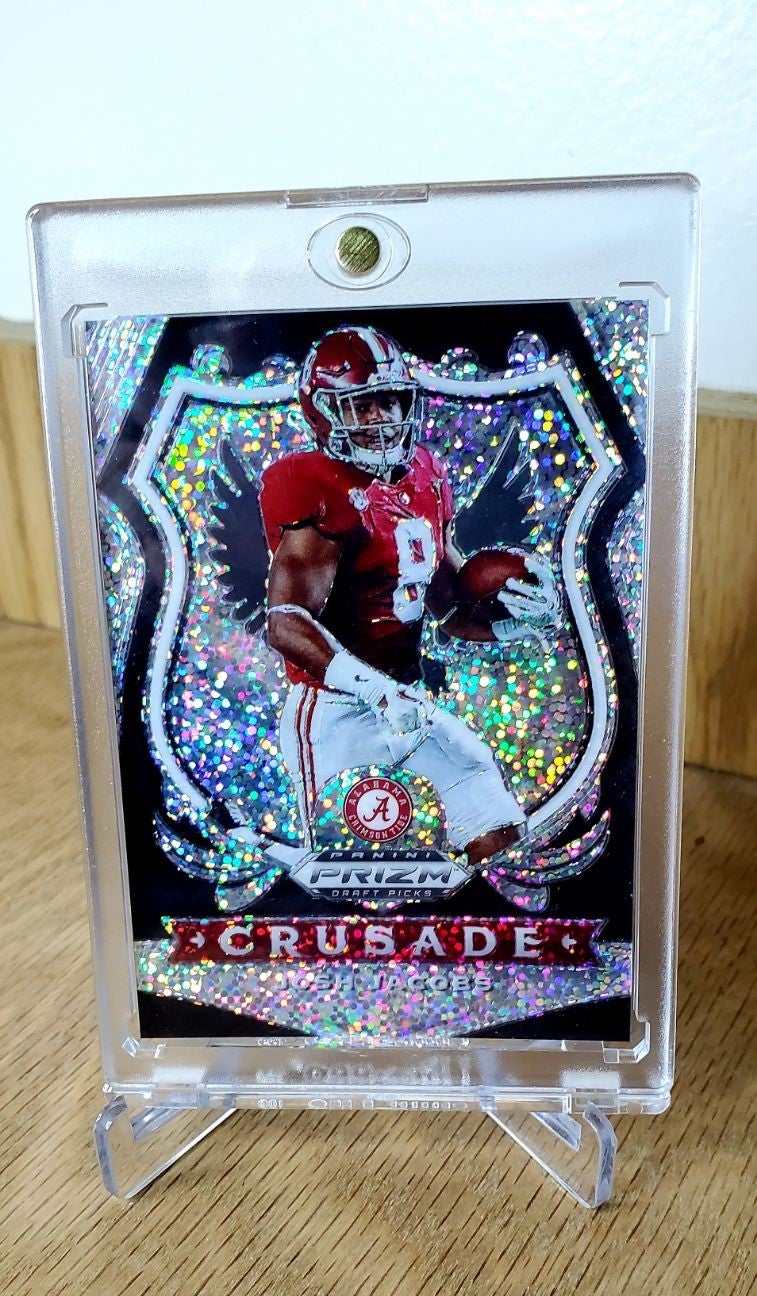 Josh Jacobs /20 RARE White Sparkle!!
