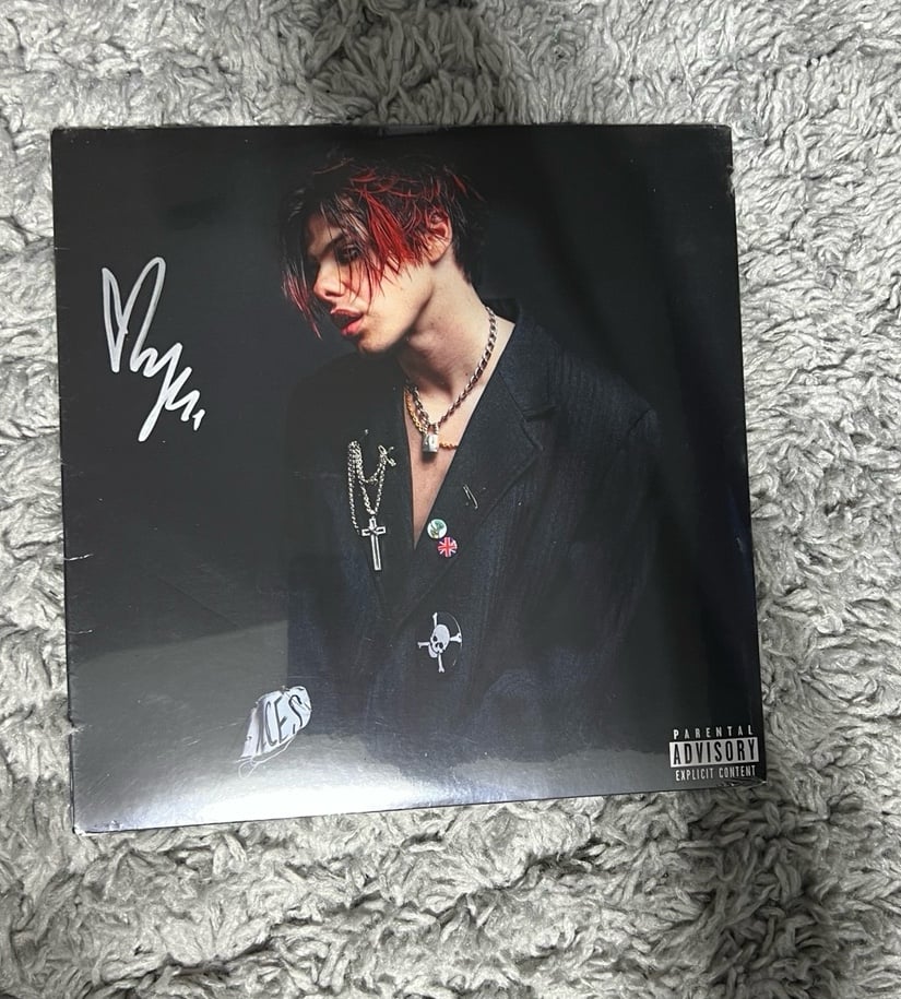YUNGBLUD - YUNGBLUD Autographed Vinyl LP (Signed, Black) SEALED!