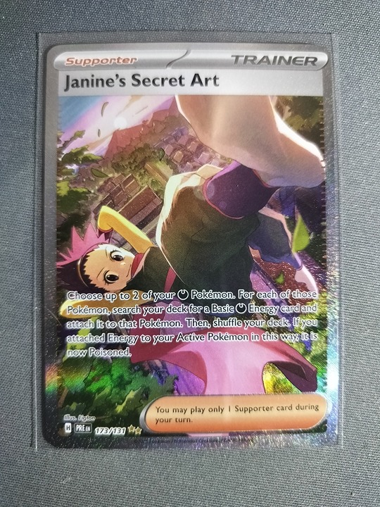 Pokemon Janine's Secret Art #173 Pokemon Prismatic Evolutions