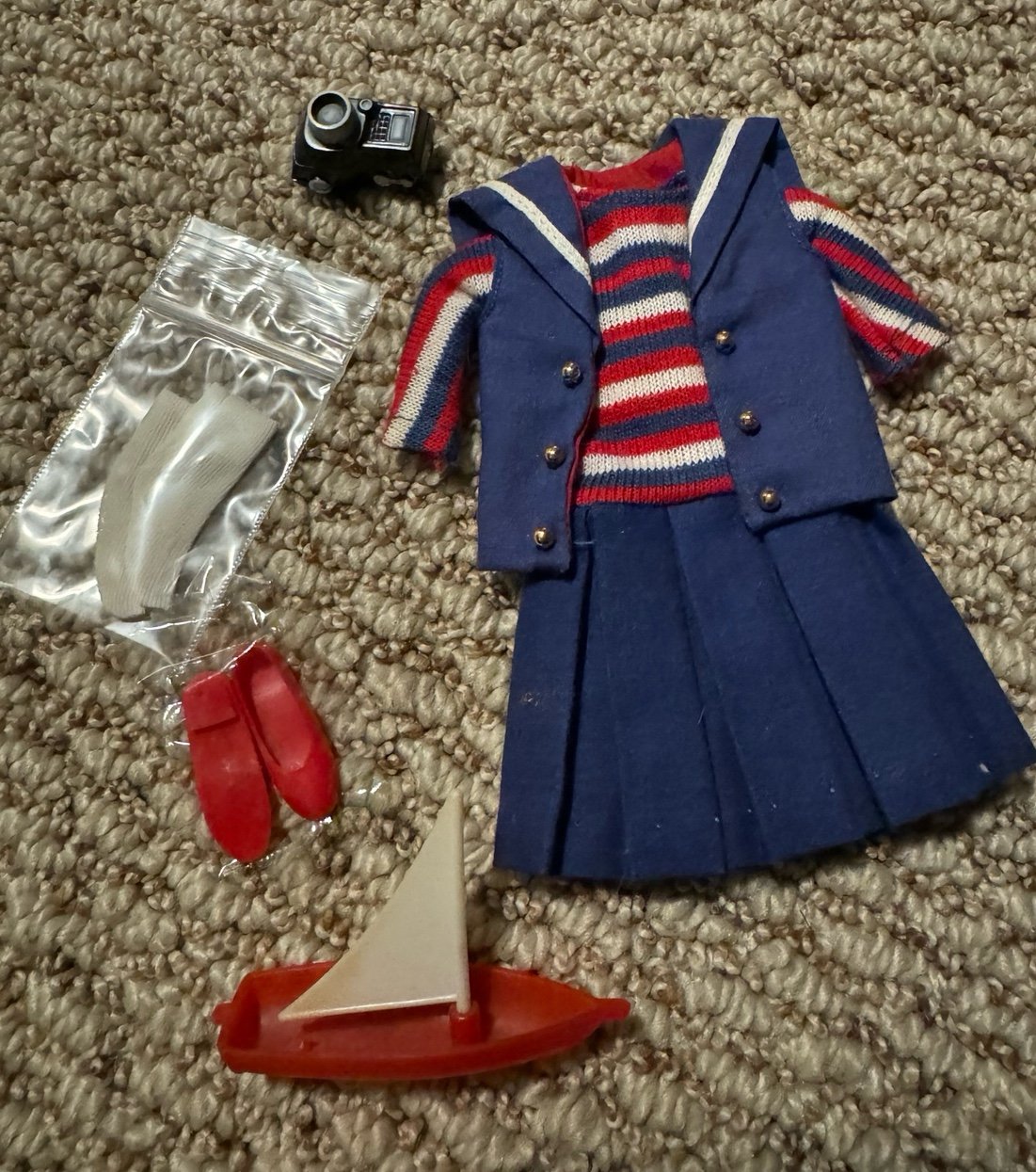 Vintage Barbie 1965 #1918 Skipper Ship Ahoy