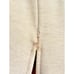 Vintage Mod/ hippy 70's Cream belted cape with goat fur collar