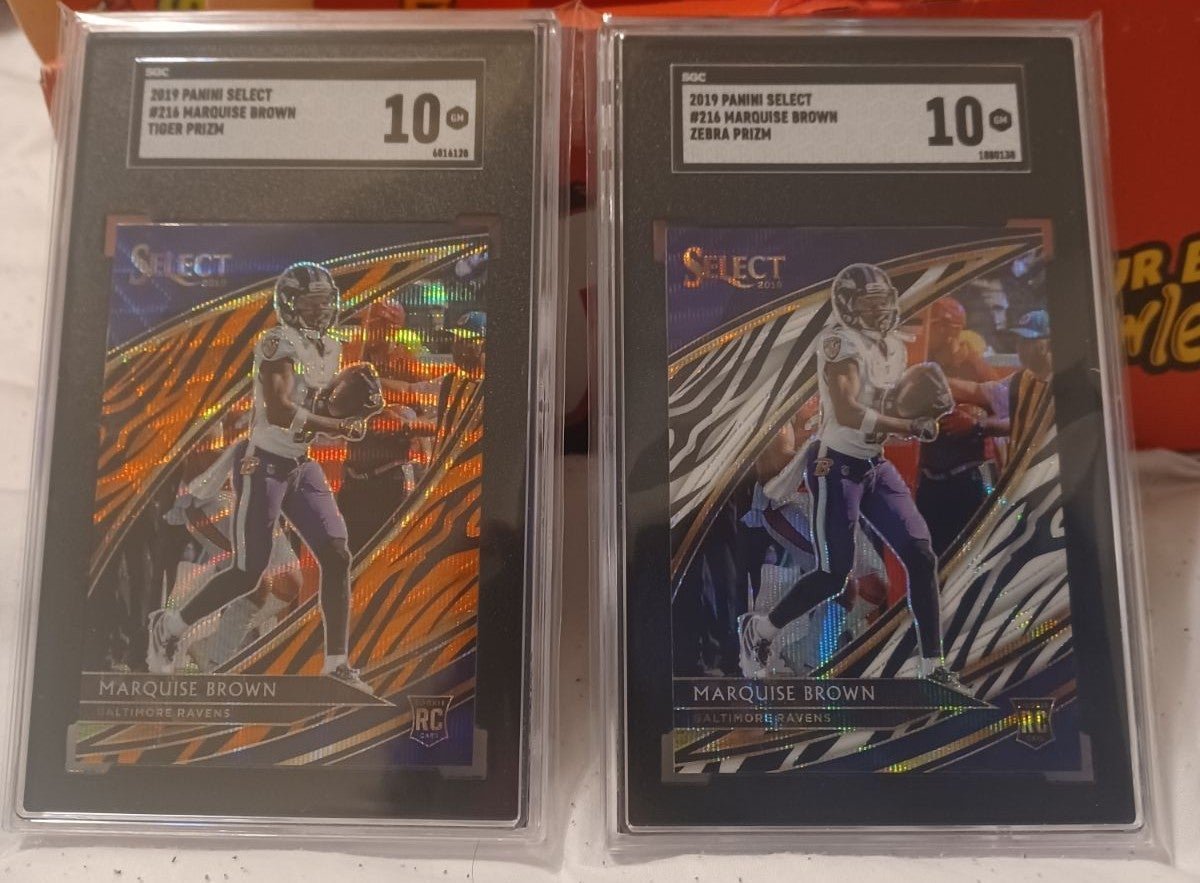 Marquise Brown tiger/zebra sgc10