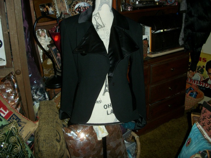 GEMMA KAHNG Jet Black Wool Jacket