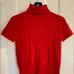 Red cashmere womens sweater