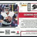 Desmond Ridder 2022 Panini Contenders #114 Red Zone Variation Rookie Ticket Auto