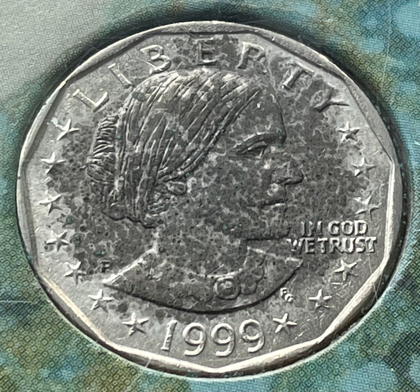 Error 1999 Susan B Antony Dollar!
