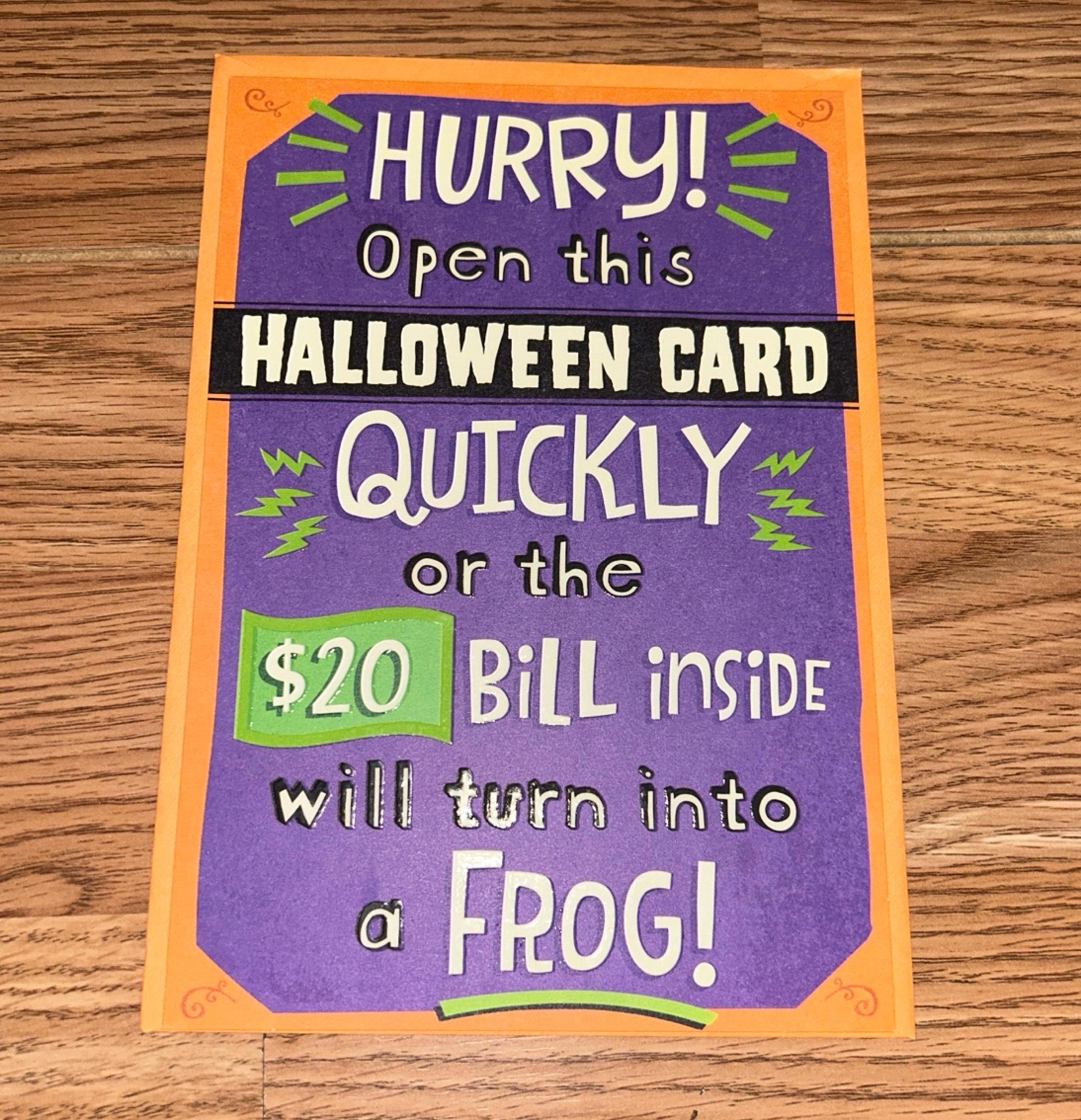 Expressions from Hallmark Halloween Card NEW with Envelope