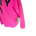 NWT DKNY SPORT Women's Designer Super Soft Hot Pink Hoodie w Black Logo L