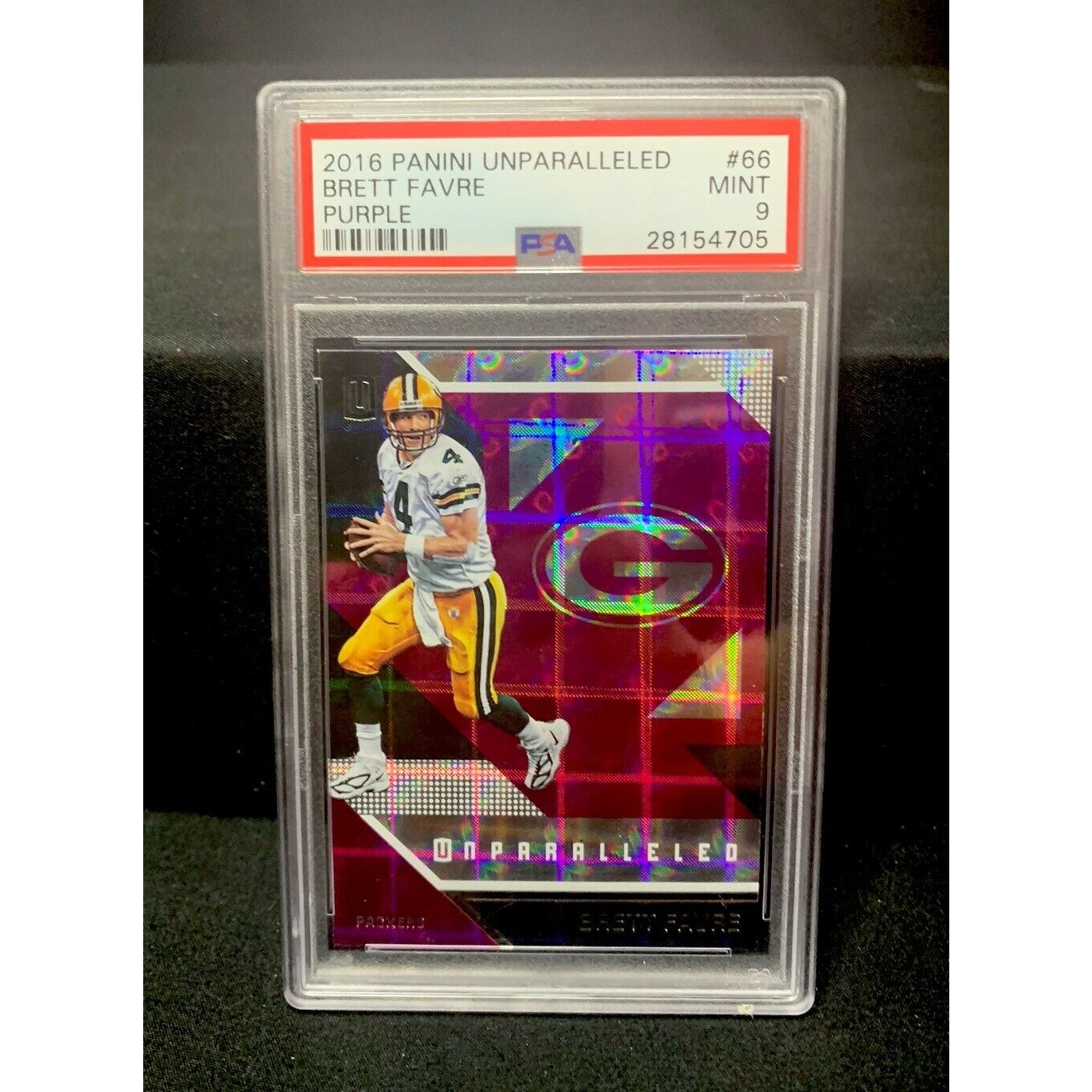 2016 Panini Unparalleled - Purple #66 Brett Favre