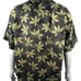 Tommy Bahama Mens XL Shirt 100% Linen Green Tropical Relax Short Sleeve