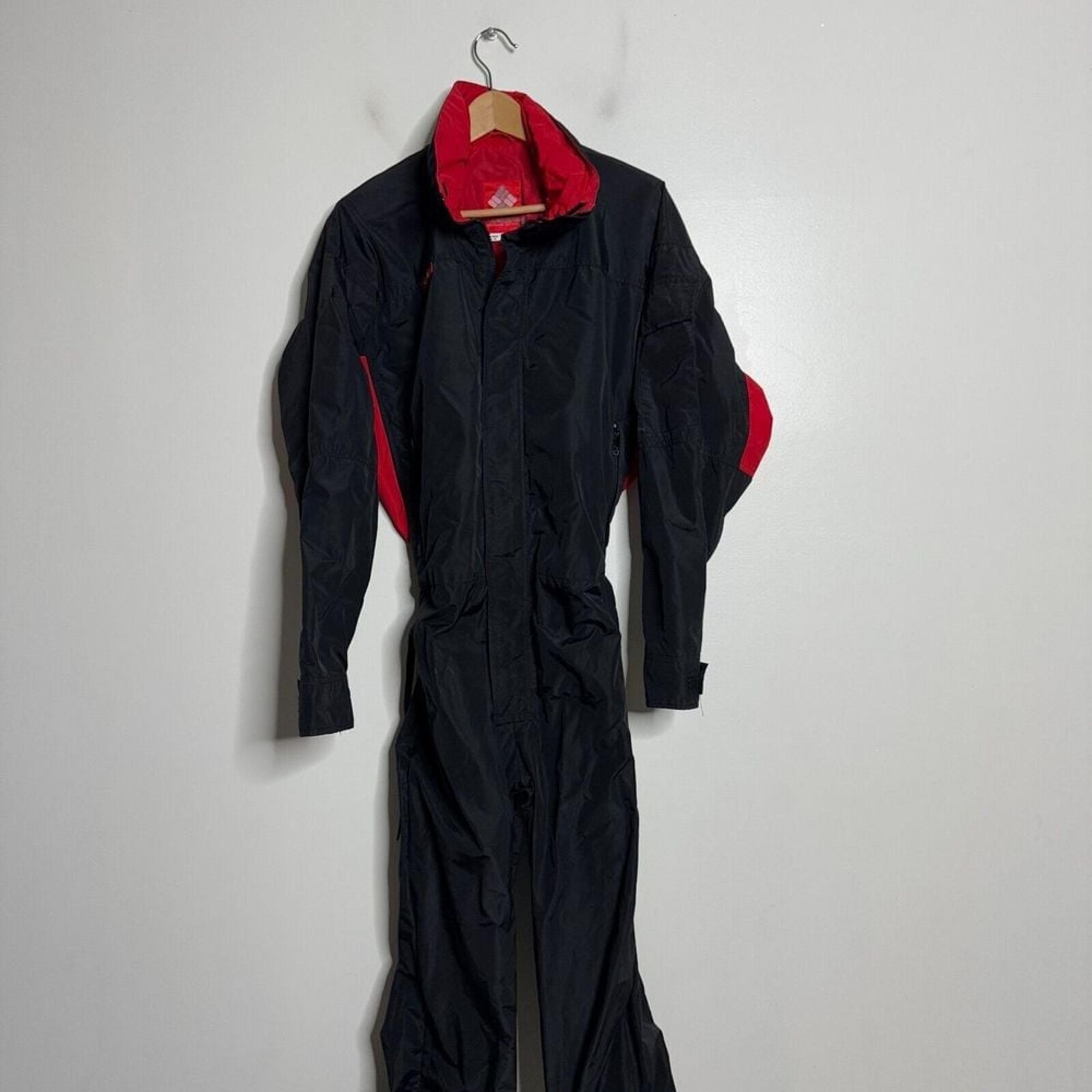 Columbia Ski Snow Suit Mens One Piece Black Bugaboo Medium