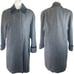 Vintage Jofeld Black Wool Blend Swing Coat de Ball Velvet Trim Collar Size M/L