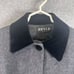 Vintage Jofeld Black Wool Blend Swing Coat de Ball Velvet Trim Collar Size M/L