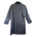 Vintage Jofeld Black Wool Blend Swing Coat de Ball Velvet Trim Collar Size M/L