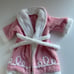 American Girl Doll Emily Pink Robe and Pajamas Outfit PLS READ 18”