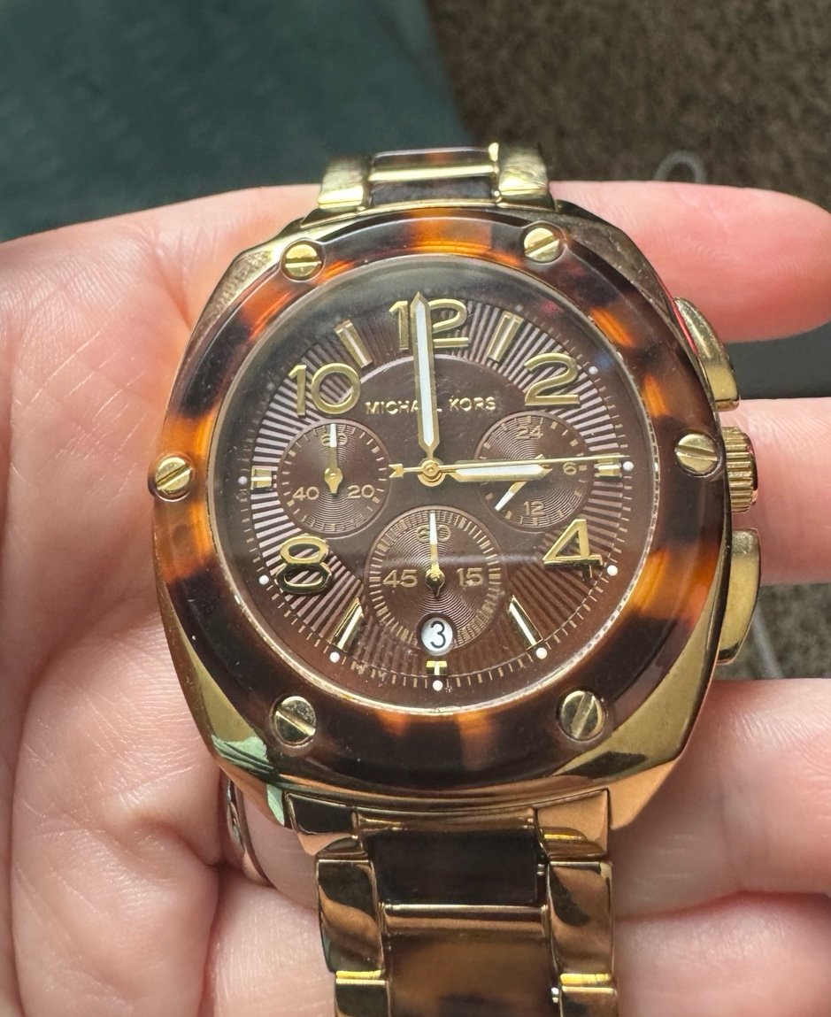 Michael Kors MK-9953 Tribeca Tortoise Watch