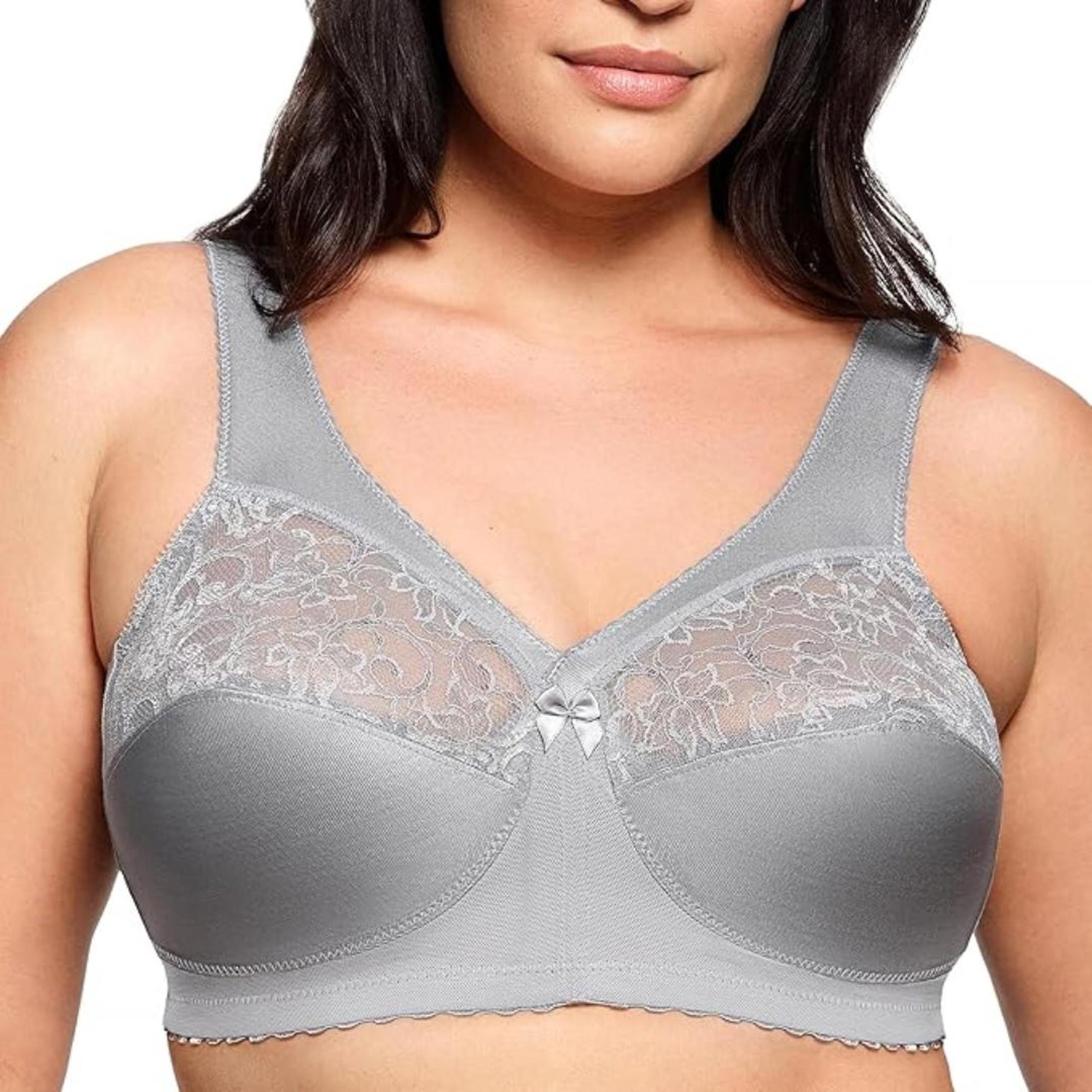 NWOT Glamorise Women's Magiclift Original Support Bra Wirefree #1000, 36J