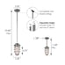 Seaton Pendant in Polished Chrome