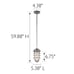 Seaton Pendant in Polished Chrome