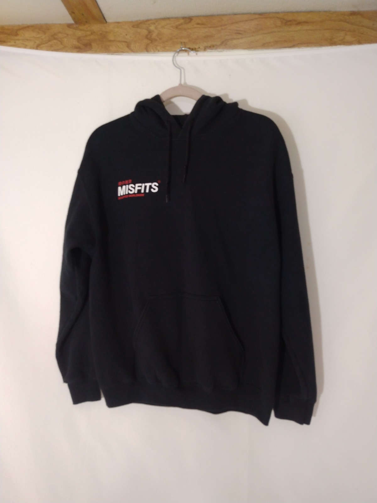 Mens Misfits Scuffed Worldwide Double Sided Hoodie Sz Medium