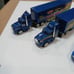 Vintage 1992 Nascar Racing Champions Tractor, Trailer & Race Car set of 4