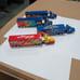 Vintage 1992 Nascar Racing Champions Tractor, Trailer & Race Car set of 4