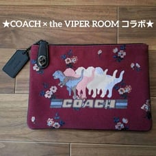 COACH×the VIPER ROOM Coach Lexy Pouch Clutch