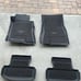 2015-2023 FORD MUSTANG BLACK 4PC ALL WEATHER FLOOR LINER TRAY WITH PONY LOGO