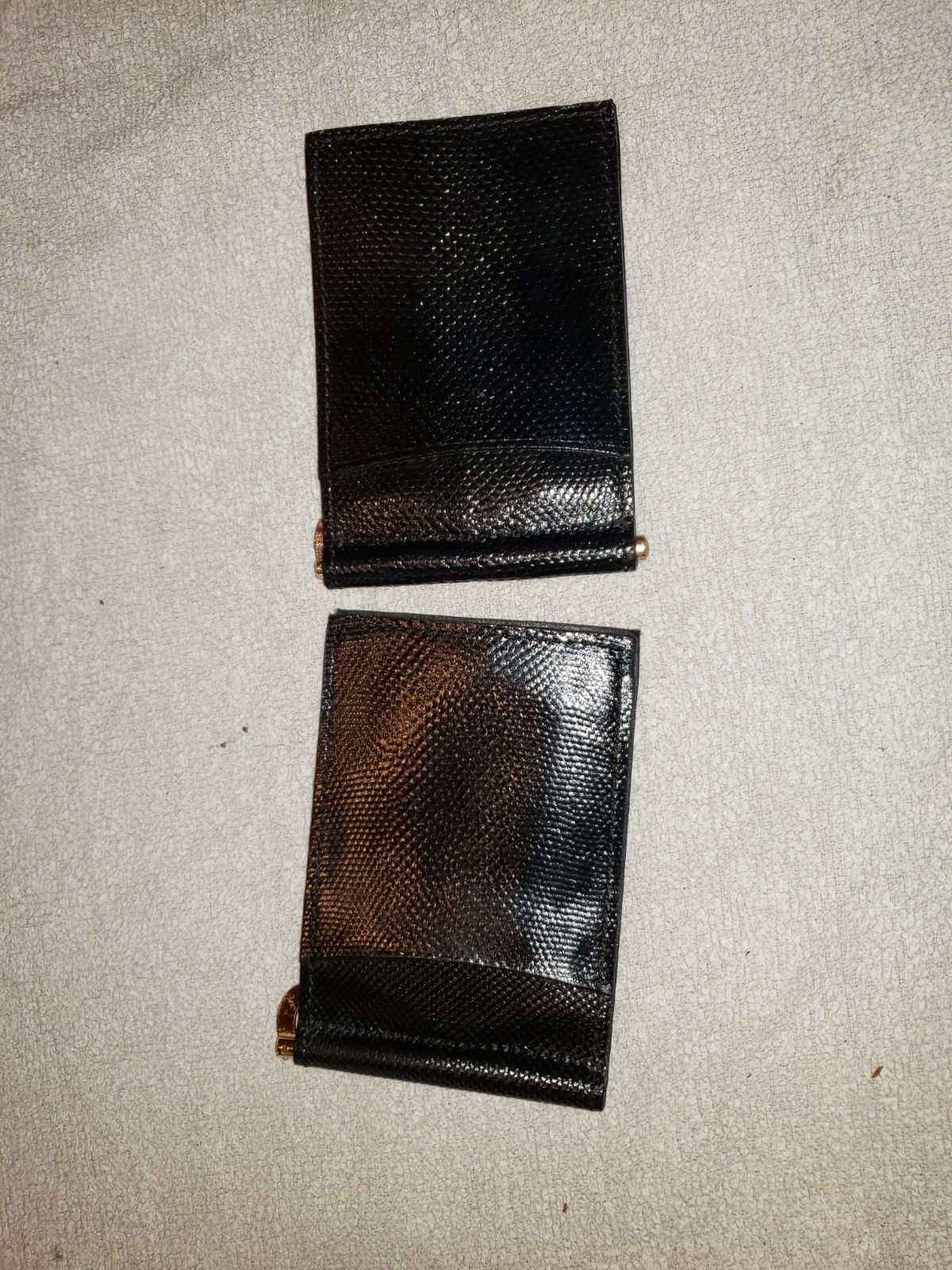 Karung leather money clip wallet