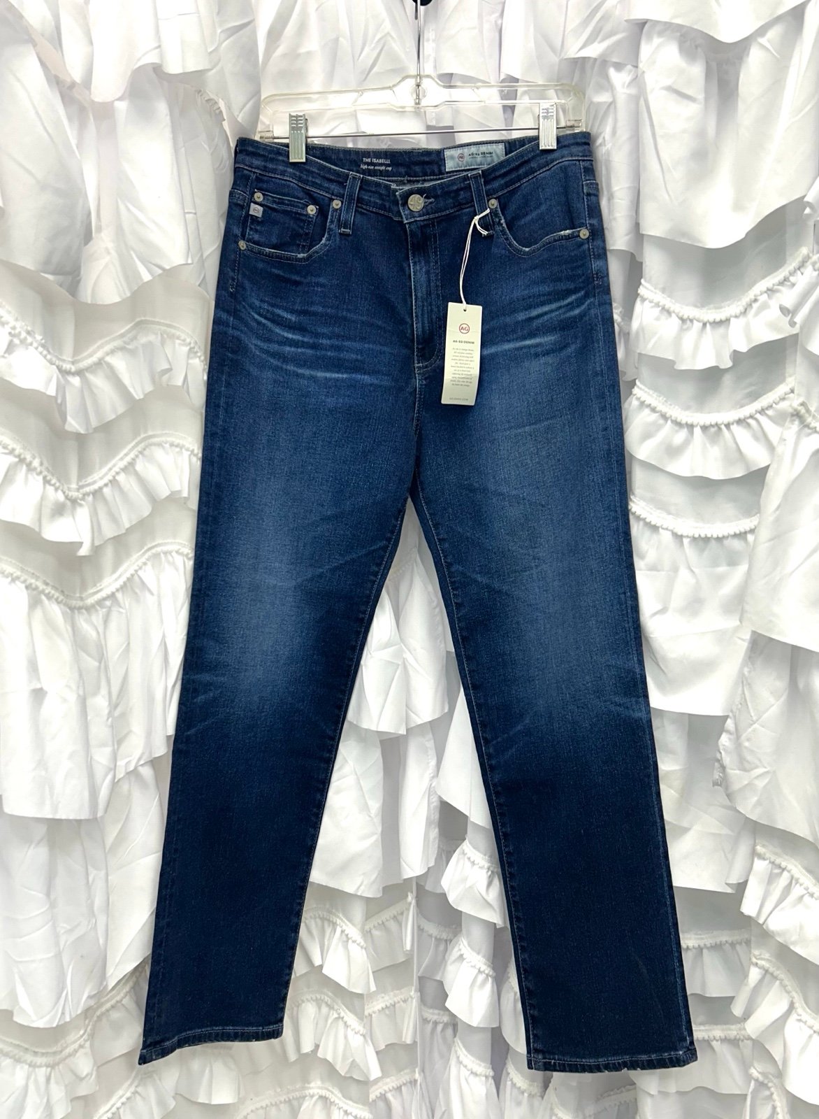 AG Jeans Isabel high-rise straight crop size 31