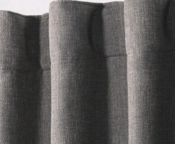 2 Aruba curtain panel 84 L Charcoal grey