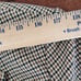 ZARA Double-Breasted Check Blazer, Brown/Black/Beige, Size XS