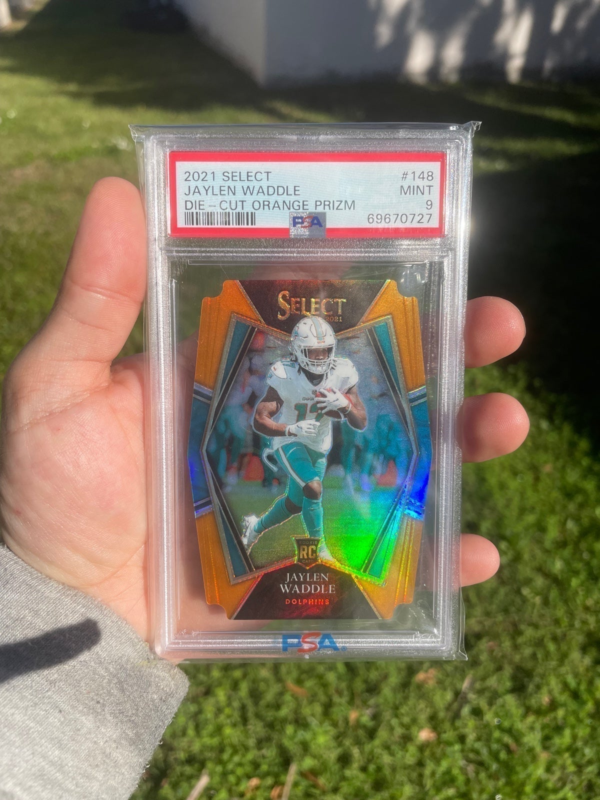Jaylen waddle die cut 195/249 obo