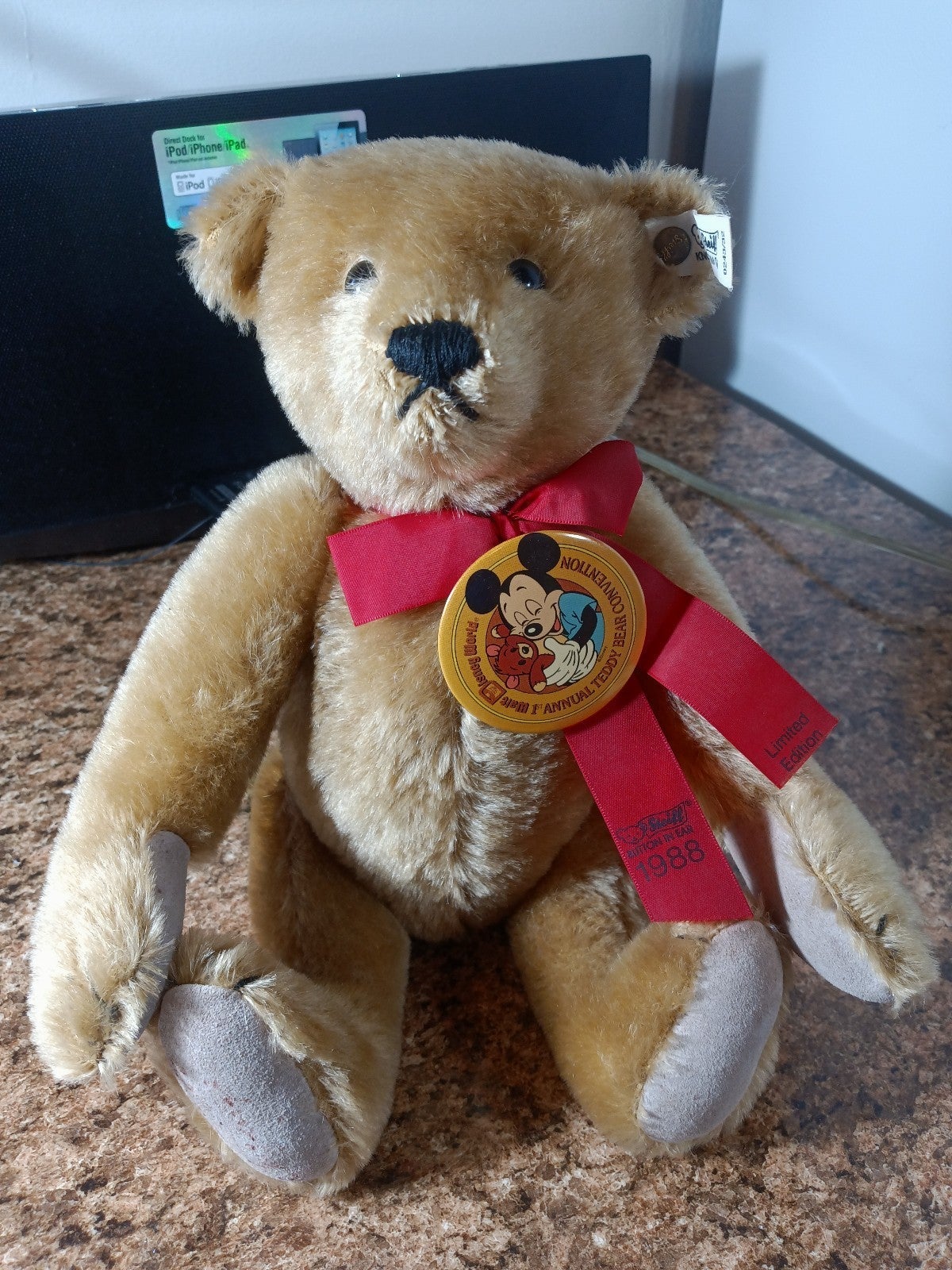 1988 Walt Disney limited edition Convention Steiff bear.