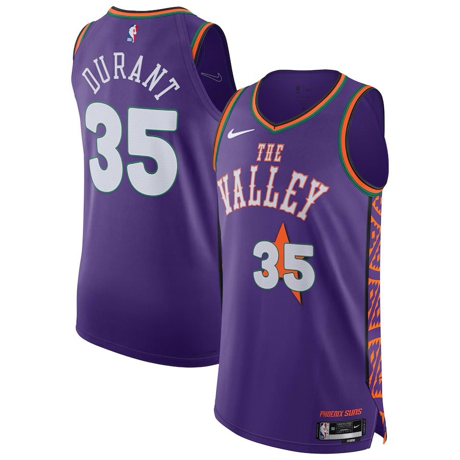Men's Nike Kevin Durant Purple Phoenix Suns Authentic Jersey