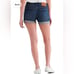 Lucky Brand Women's Mid Rise Ava Roll Up Short, Surf, 32