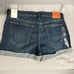 Lucky Brand Women's Mid Rise Ava Roll Up Short, Surf, 32