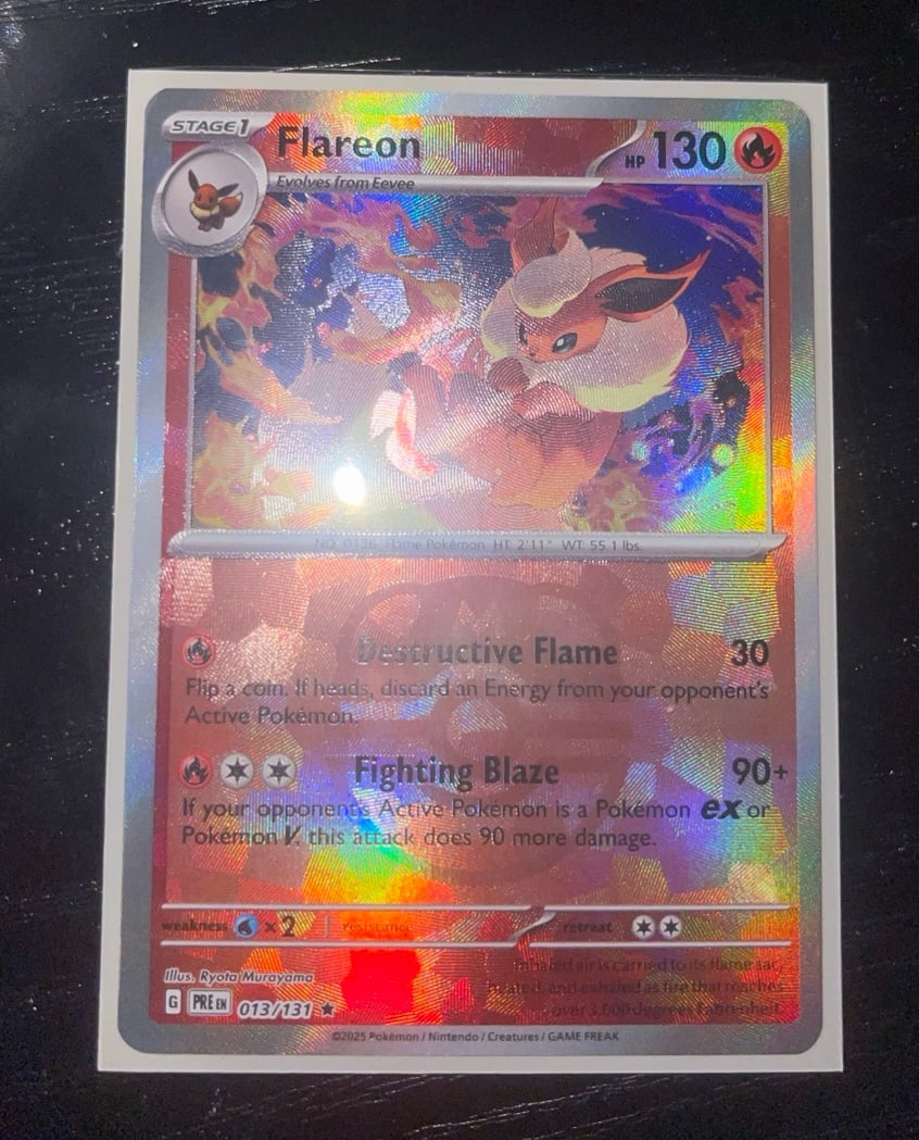 Flareon Master Ball 13/131 Prismatic Evoltuons