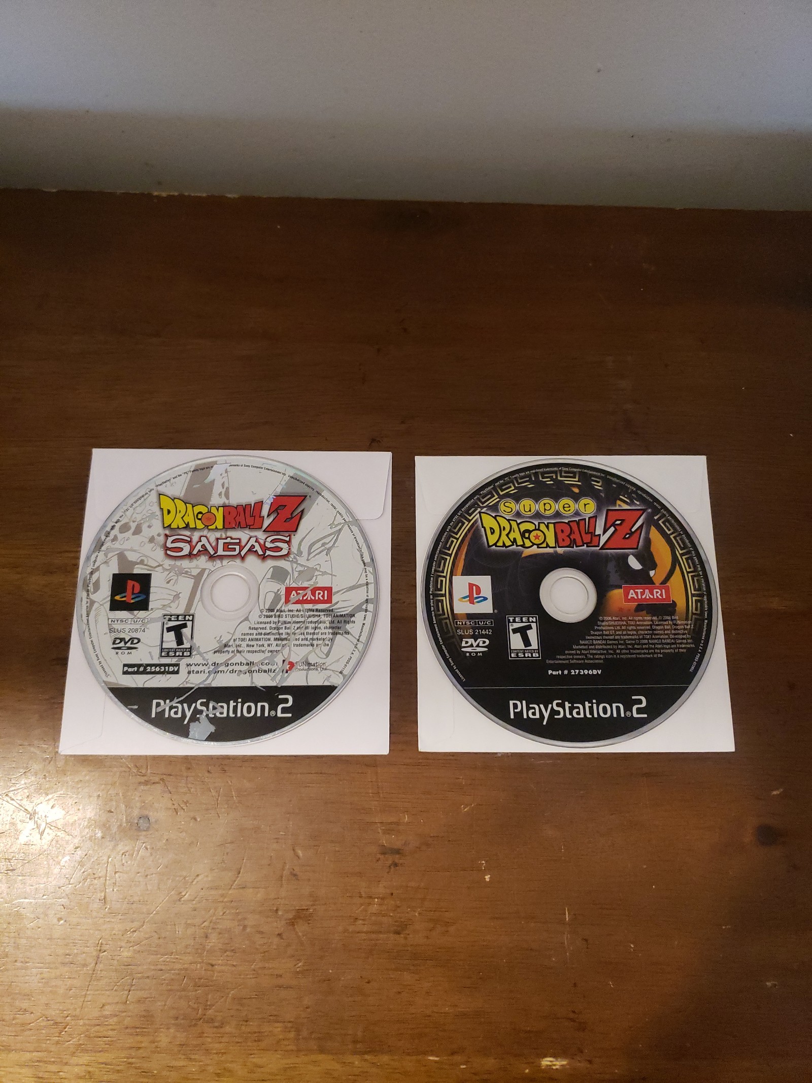 Dragon Ball Z Sagas and Super Dragon Ball Z For Playstation 2