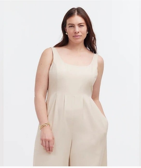 Madewell Khaki Jumpsuit size 14