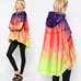 Nike Sunset Poncho Jacket Hooded Rain Slicker in Pink Pow/Midnight Navy/White